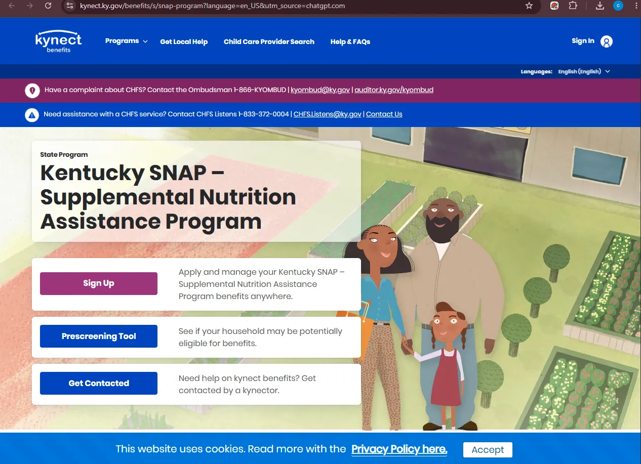 Official Kentucky CHFS Clark County Family Support office page for Winchester KY food stamp and SNAP help