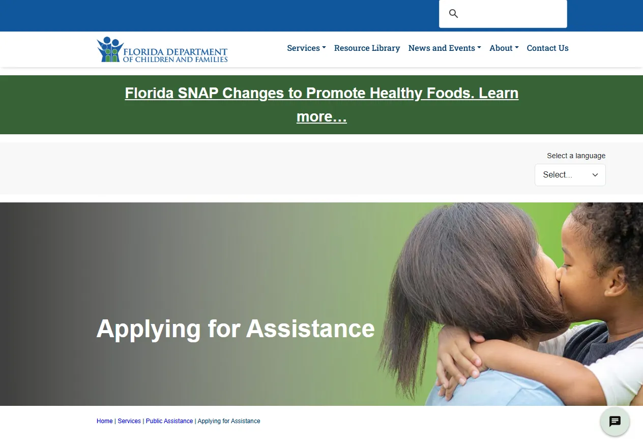 Official Florida DCF Family Resource Center locator for Miami FL food stamp office and SNAP help